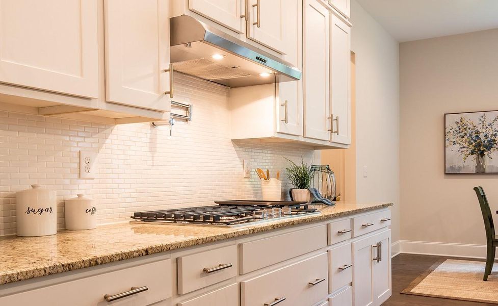 Representative furnished interior of a home built from the Muirfield by Greybrook Homes in Edmunds Farm, Clover (Image 20).
