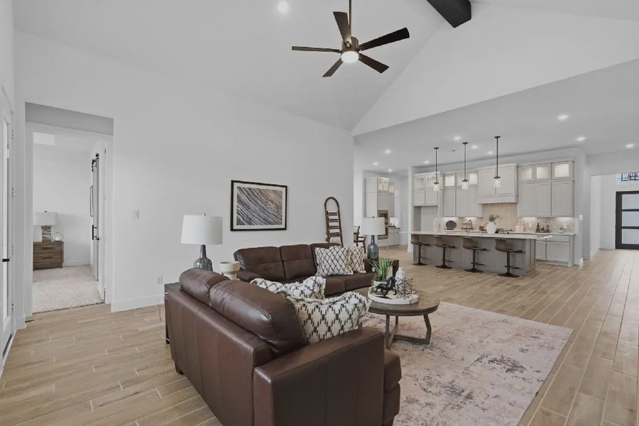 Representative furnished interior of a home built from the Sweetwater by Chesmar Homes in Steward Estates, Conroe (Image 8). Representative furnished interior of a home built from the Sweetwater by Chesmar Homes in Steward Estates, Conroe (Image 8).