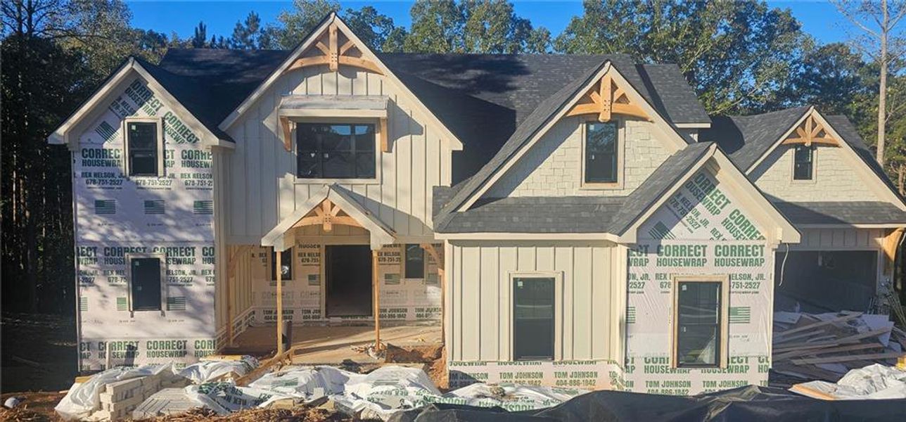 Exterior rendering of this home design in , Gainesville, GA (Image 4).