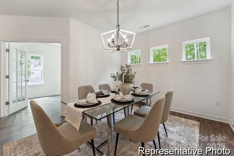 Furnished interior view inside a new home in , Statesville (Image 15). Furnished interior view inside a new home in , Statesville (Image 15).