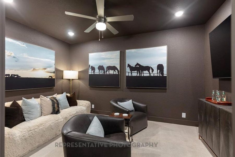 Furnished interior view inside a new home in Treeline, Justin (Image 9).