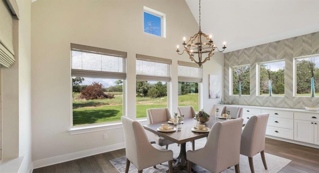 Furnished interior view inside a new home in , Johnson City (Image 9).