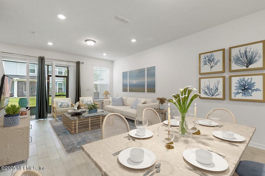 Furnished interior view inside a new home in Brandon Lakes at Silver Landing, St. Augustine (Image 16). Furnished interior view inside a new home in Brandon Lakes at Silver Landing, St. Augustine (Image 16).