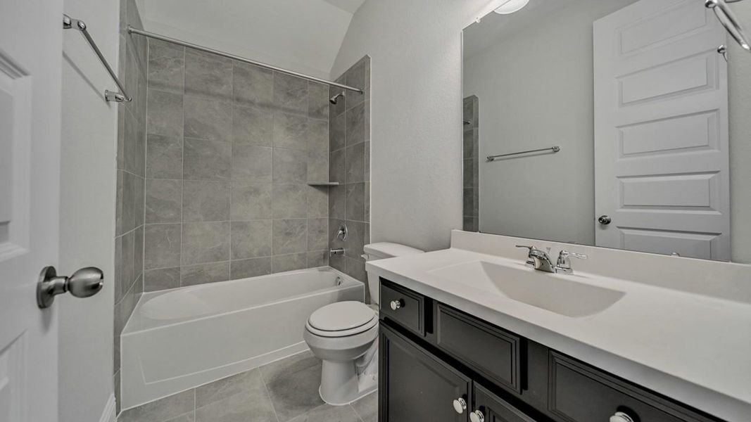 Representative furnished interior of a home built from the Bali by Brightland Homes in Bridgeland Creekland Village, Cypress (Image 12).