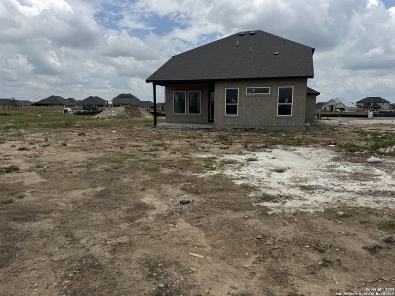 In-progress construction of a new home in Alsatian Oaks, Castroville, TX (Image 51).