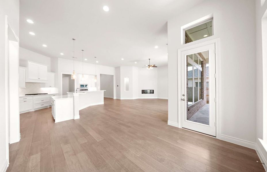 Representative unfurnished interior of a home built from the 3326AU by Ravenna Homes in Audubon 60′, Magnolia (Image 22).