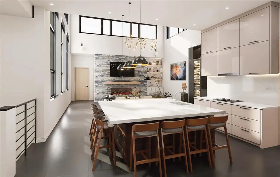 Furnished interior view inside a new home in , Tampa (Image 4).