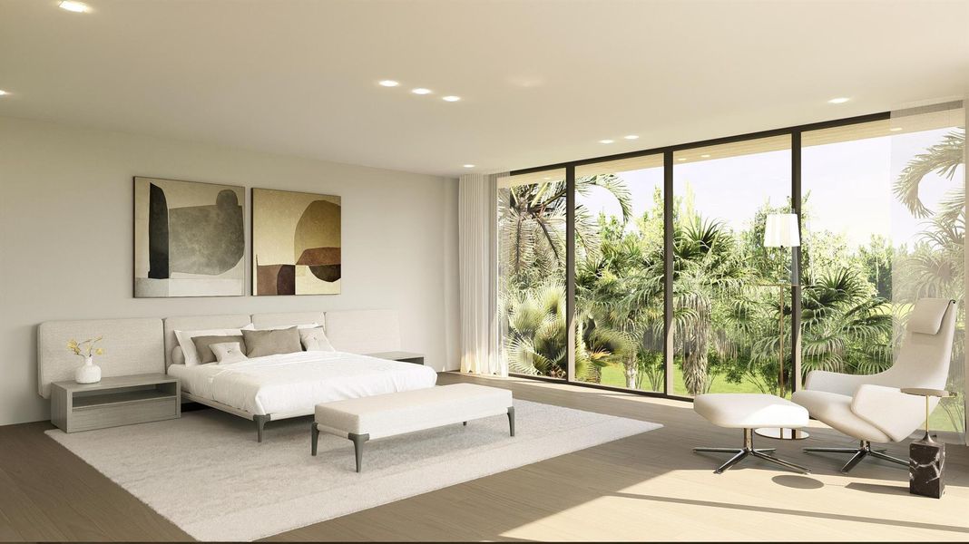 Furnished interior view inside a new home in , Boca Raton (Image 7). Furnished interior view inside a new home in , Boca Raton (Image 7).