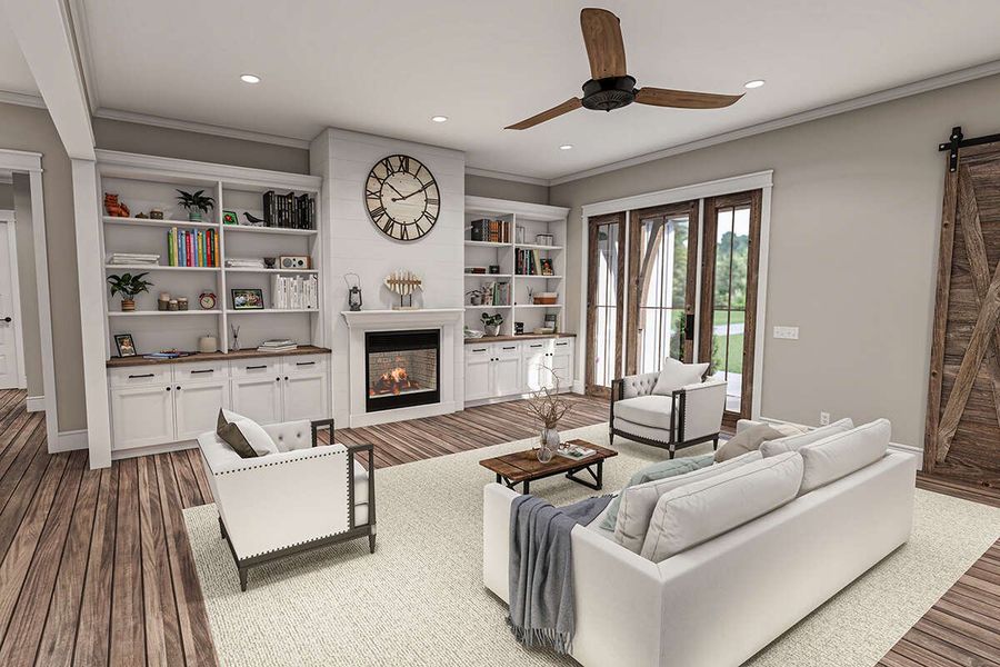 Representative furnished interior of a home built from the Clover by Zeal Home Builders in Parallel Pastures, Poolville (Image 4). Representative furnished interior of a home built from the Clover by Zeal Home Builders in Parallel Pastures, Poolville (Image 4).