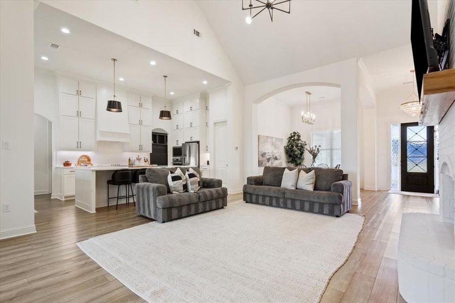 Furnished interior view inside a new home in , Waco (Image 31).