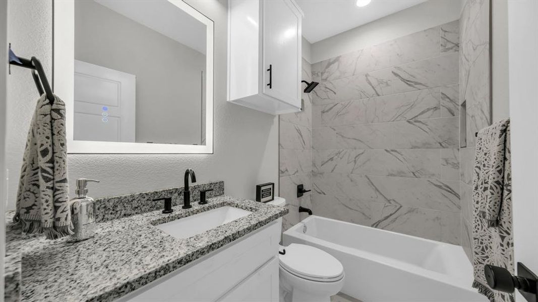 Furnished interior view inside a new home in Parallel Pastures, Poolville (Image 7).