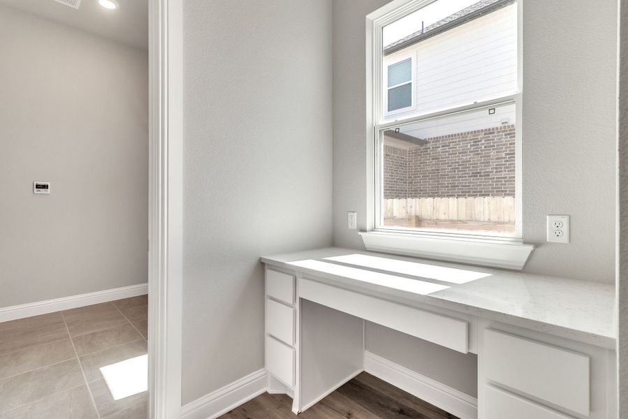 Representative furnished interior of a home built from the Harrison by GFO Home in Santa Rita Ranch, Liberty Hill (Image 33). Representative furnished interior of a home built from the Harrison by GFO Home in Santa Rita Ranch, Liberty Hill (Image 33).