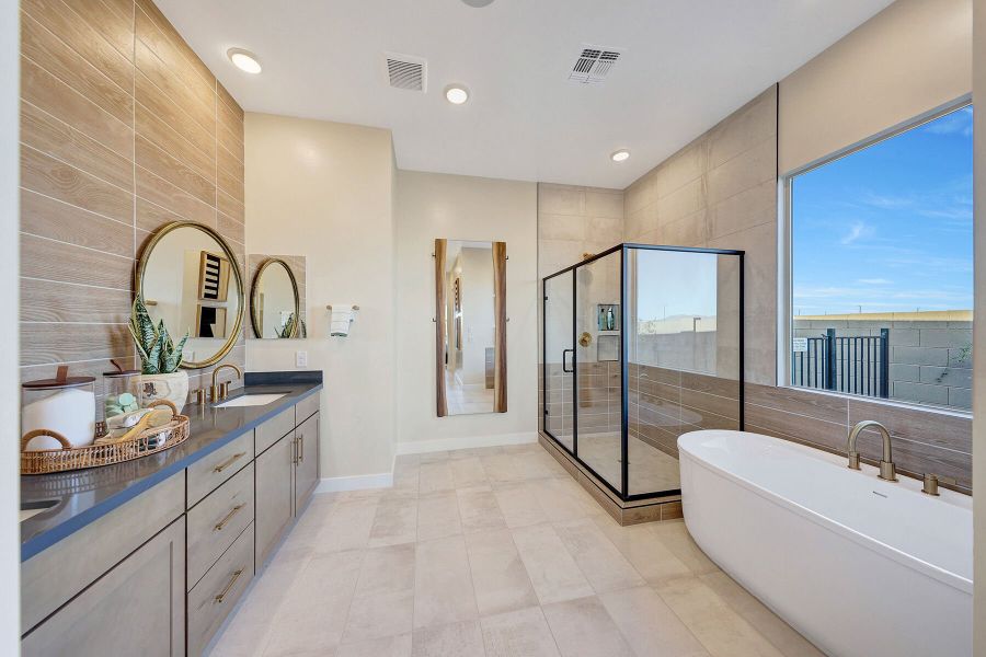 Representative furnished interior of a home built from the Garnet by Mattamy Homes in Tierra Vistoso, Surprise (Image 33).