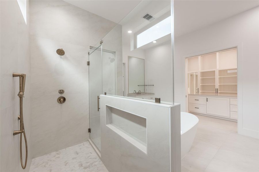 Dual Head Walk In shower