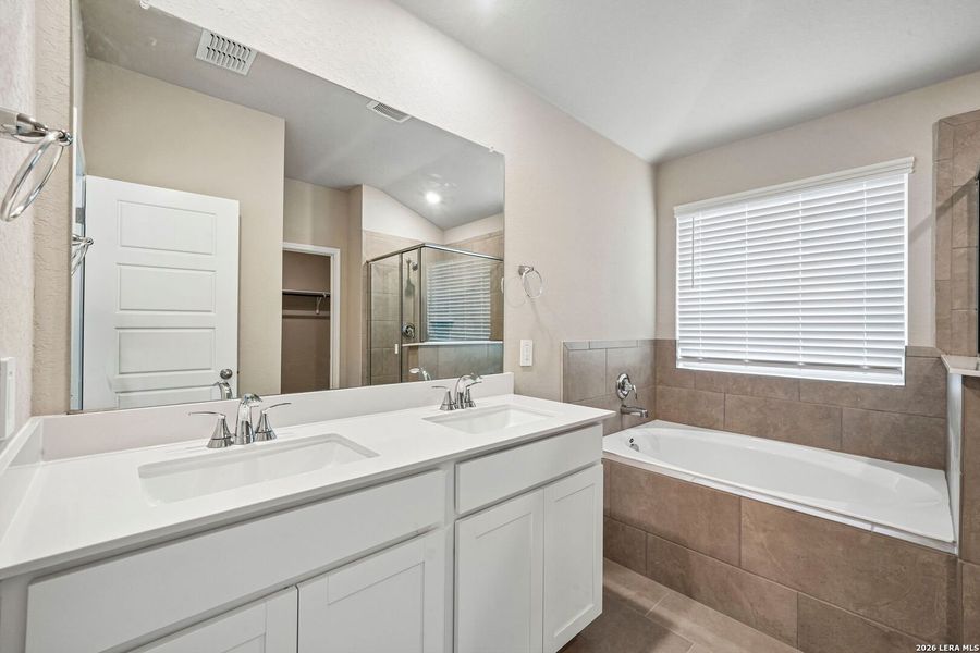Furnished interior view inside a new home in Royal Crest, San Antonio (Image 16).