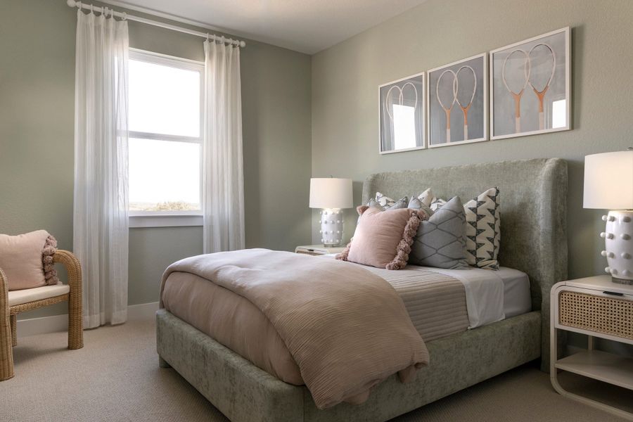 Furnished interior view inside a new home in Lariat, Liberty Hill (Image 40).