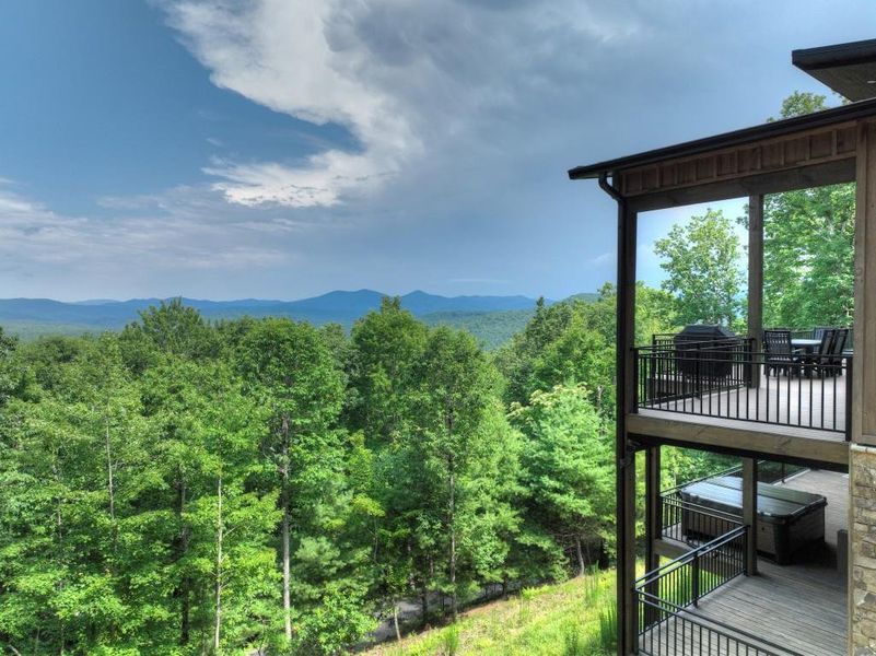 Exterior details and patio area of a home in , Blue Ridge (Image 26).