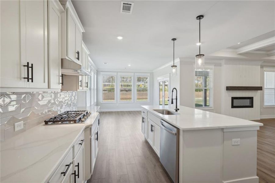 Furnished interior view inside a new home in Summerlin, Winder (Image 11).