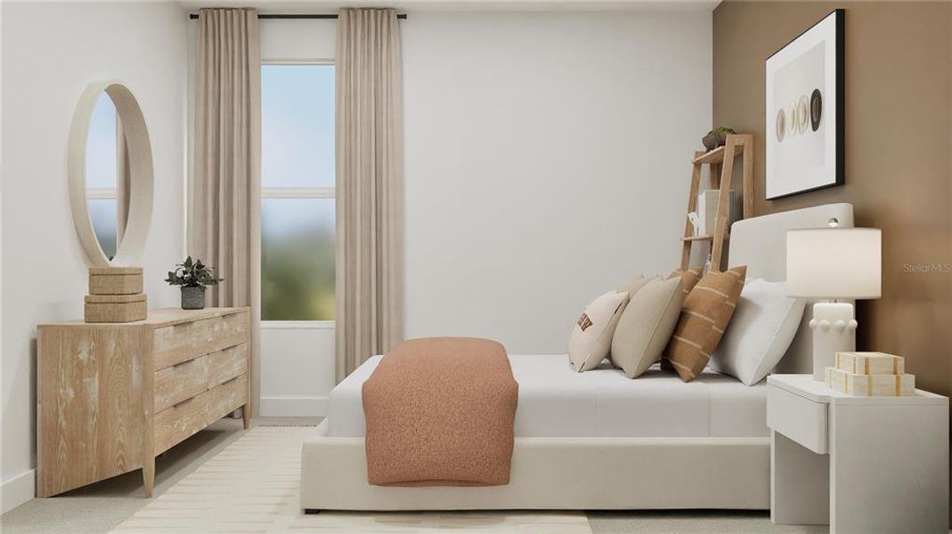 Furnished interior view inside a new home in Meadow Pointe: Classic Collection, Groveland (Image 11).