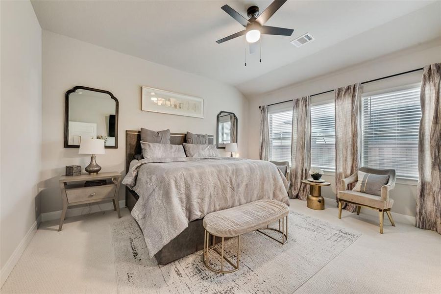 Furnished interior view inside a new home in Karis - Village Series, Crowley (Image 27). Furnished interior view inside a new home in Karis - Village Series, Crowley (Image 27).