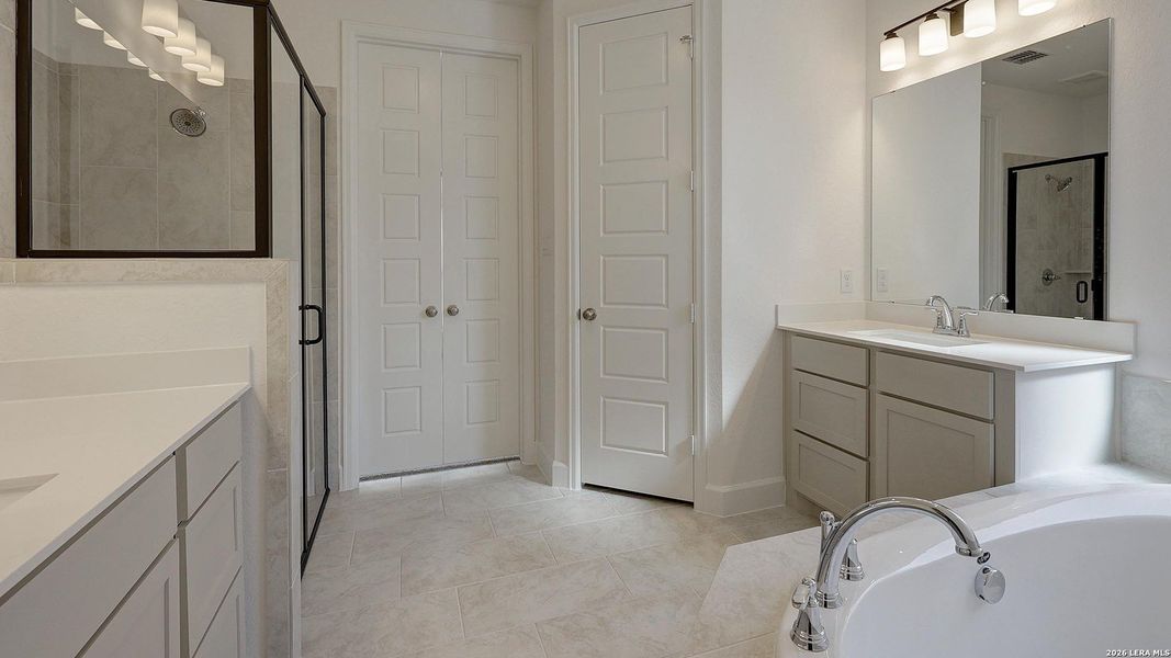 Furnished interior view inside a new home in Alsatian Oaks, Castroville (Image 11).