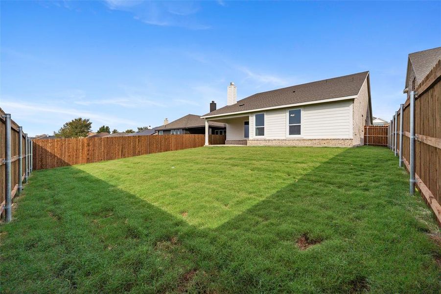 Exterior details and patio area of a home in Liberty Pointe, Gainesville (Image 25). Exterior details and patio area of a home in Liberty Pointe, Gainesville (Image 25).