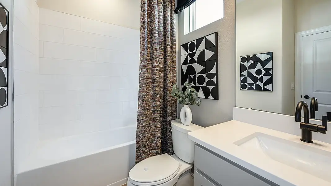 Representative furnished interior of a home built from the Monte by Taylor Morrison in Center Lake Ranch Community Group Page, St. Cloud (Image 16).