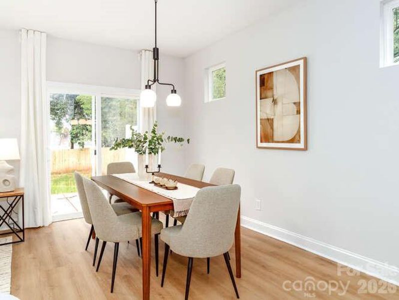Furnished interior view inside a new home in , Charlotte (Image 14).