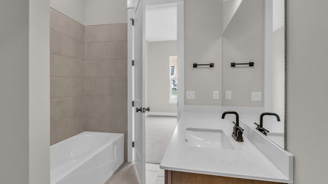 Furnished interior view inside a new home in Shelton Square, Murfreesboro (Image 10).