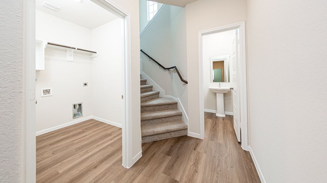 Powder Bathroom and Laundry Room Powder Bathroom and Laundry Room
