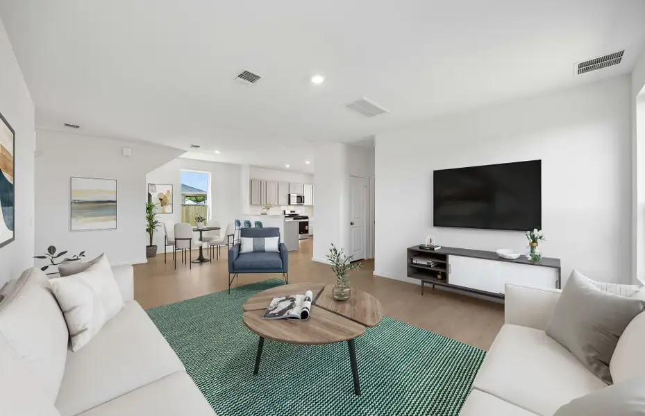 Furnished interior view inside a new home in Windcress, Cove (Image 8).