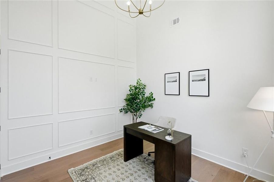 Furnished interior view inside a new home in , Powder Springs (Image 51). Furnished interior view inside a new home in , Powder Springs (Image 51).