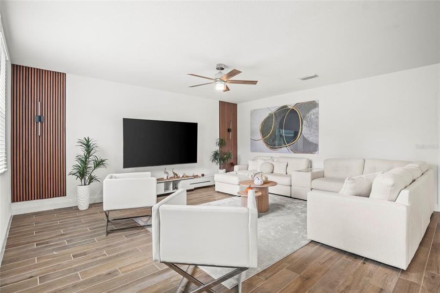Furnished interior view inside a new home in The Reserve at Twin Lakes, St. Cloud (Image 9).