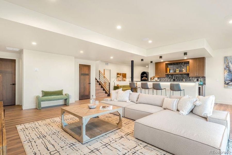 Furnished interior view inside a new home in , Parker (Image 9).