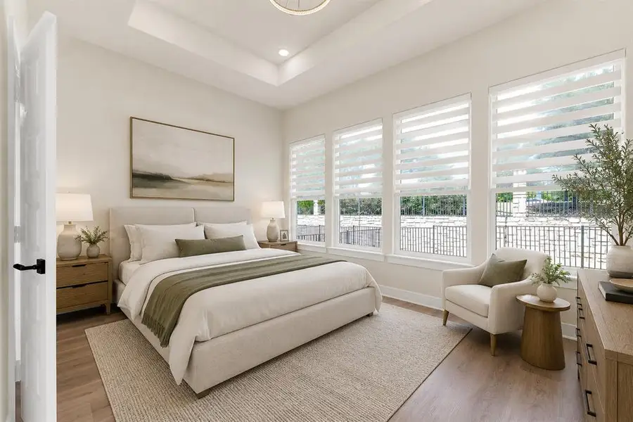 Primary Bedroom - virtually staged