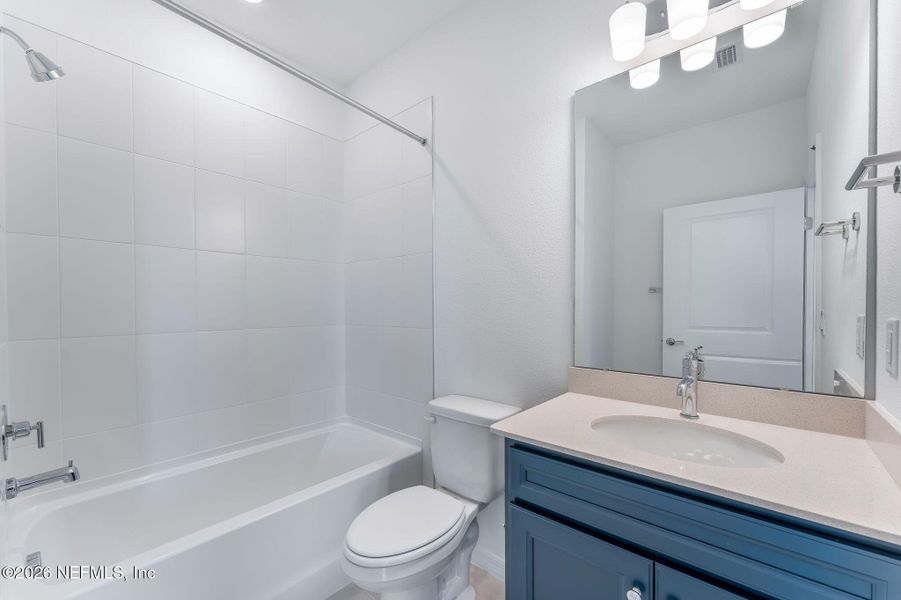 Furnished interior view inside a new home in Del Webb Wildlight, Wildlight (Image 11).