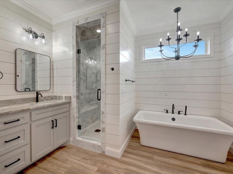 Furnished interior view inside a new home in , Huntington (Image 7).