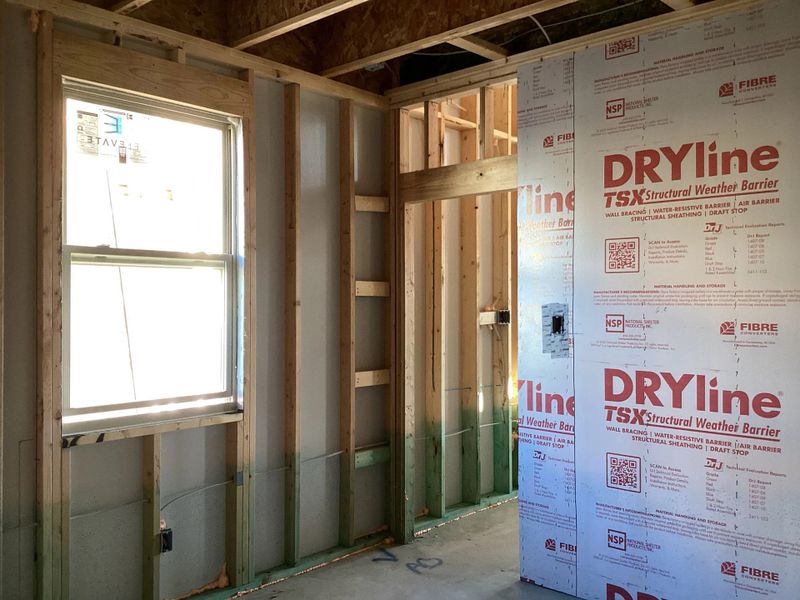 In-progress construction of a new home in The Homestead at Lariat, Liberty Hill, TX (Image 11).