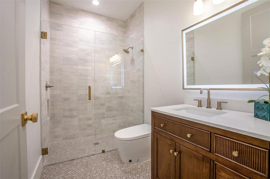 Furnished interior view inside a new home in , Deland (Image 18).