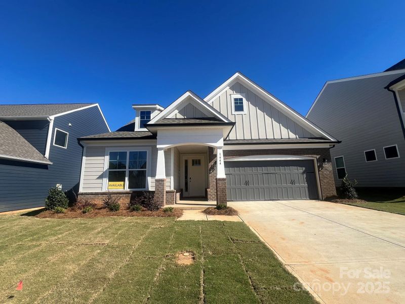 Exterior details and patio area of a home in The Meadows at Laurelbrook, Sherrills Ford (Image 17).
