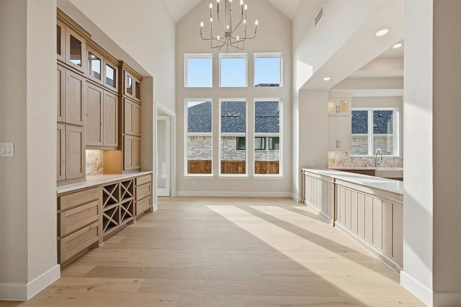 Furnished interior view inside a new home in Sandbrock Ranch, Aubrey (Image 13).