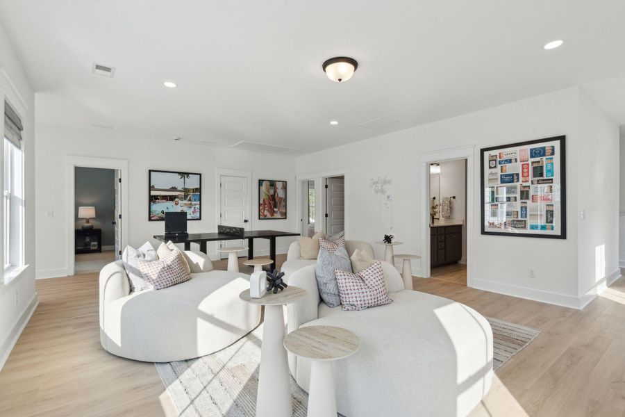 Furnished interior view inside a new home in , Summerville (Image 18). Furnished interior view inside a new home in , Summerville (Image 18).