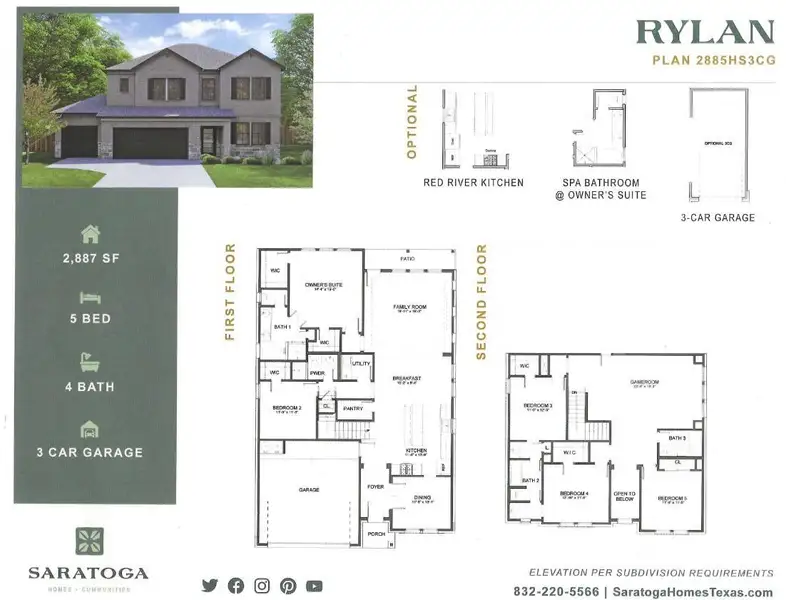 2D floor plan layout of this home in , Manvel, TX (Image 4).