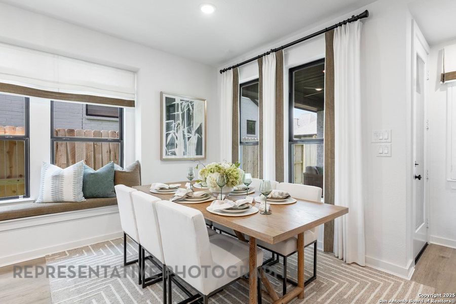 Furnished interior view inside a new home in Davis Ranch: 45ft. lots, San Antonio (Image 11).