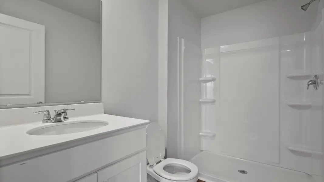 Representative furnished interior of a home built from the SULLIVAN by D.R. Horton in Center Pointe, Santee (Image 9).