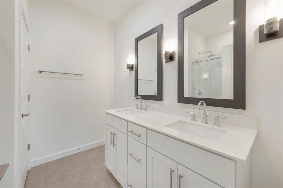 Furnished interior view inside a new home in Aspire at Reunion, Newark (Image 17).