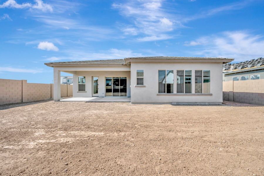 Exterior details and patio area of a home in Alston at Soleo, San Tan Valley (Image 3).