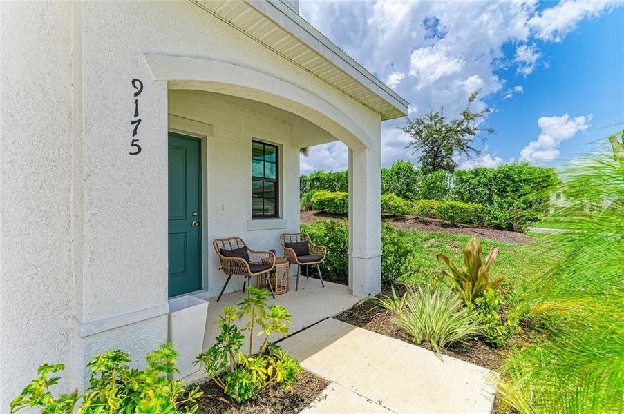Exterior details and patio area of a home in , Sarasota (Image 25).