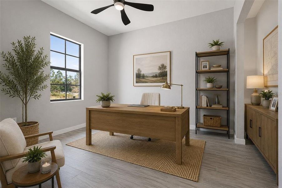 Furnished interior view inside a new home in , Punta Gorda (Image 7).