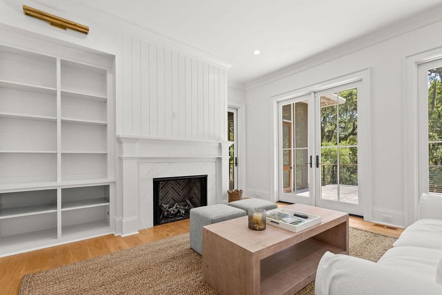 Furnished interior view inside a new home in , Seabrook Island (Image 46).